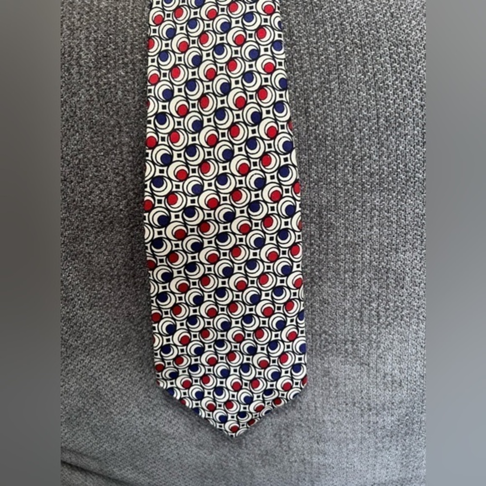 J.Crew Men's Blue Italian Silk Tie In Dot